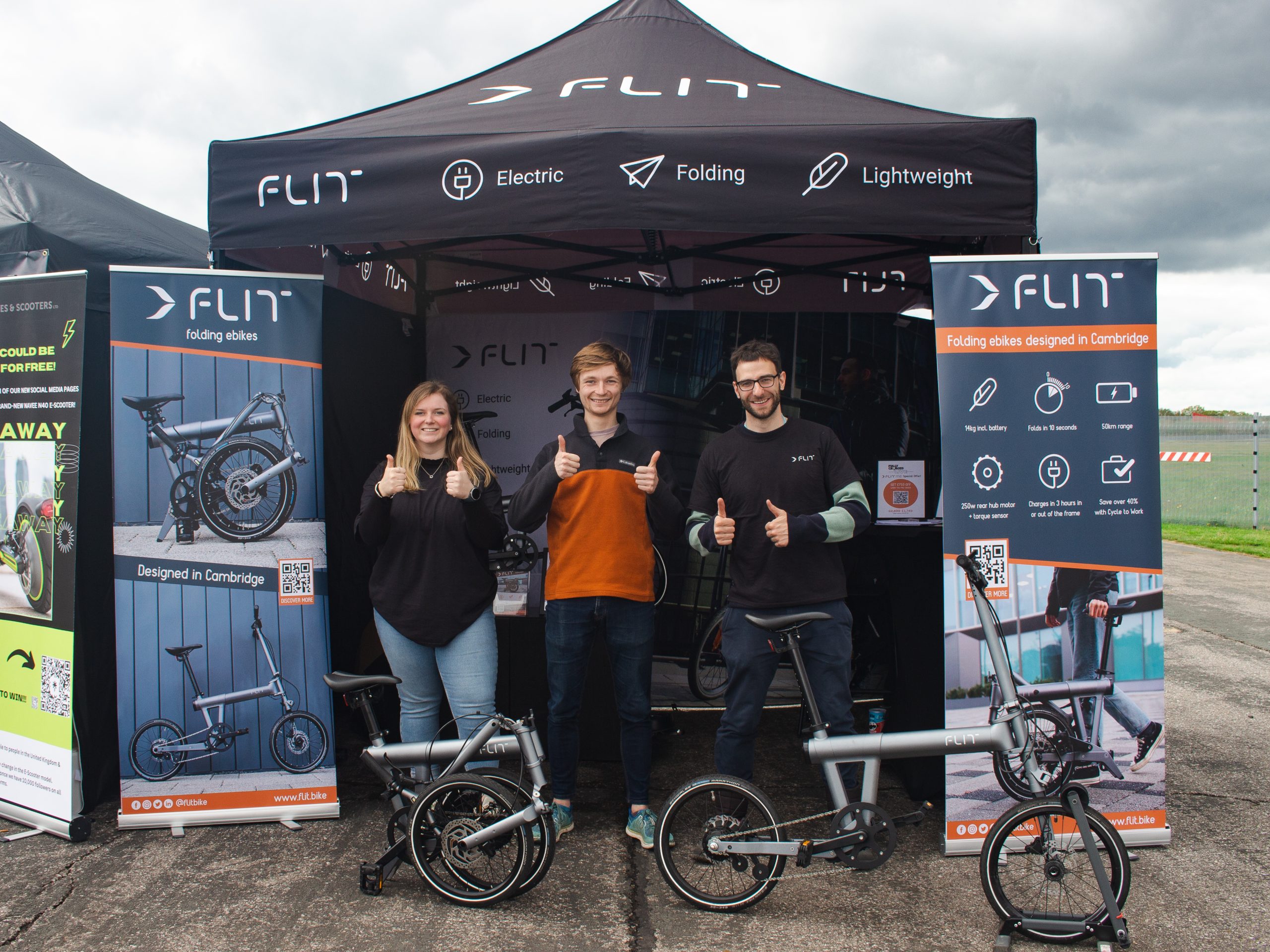 The FLIT team at Fully Charged LIVE South