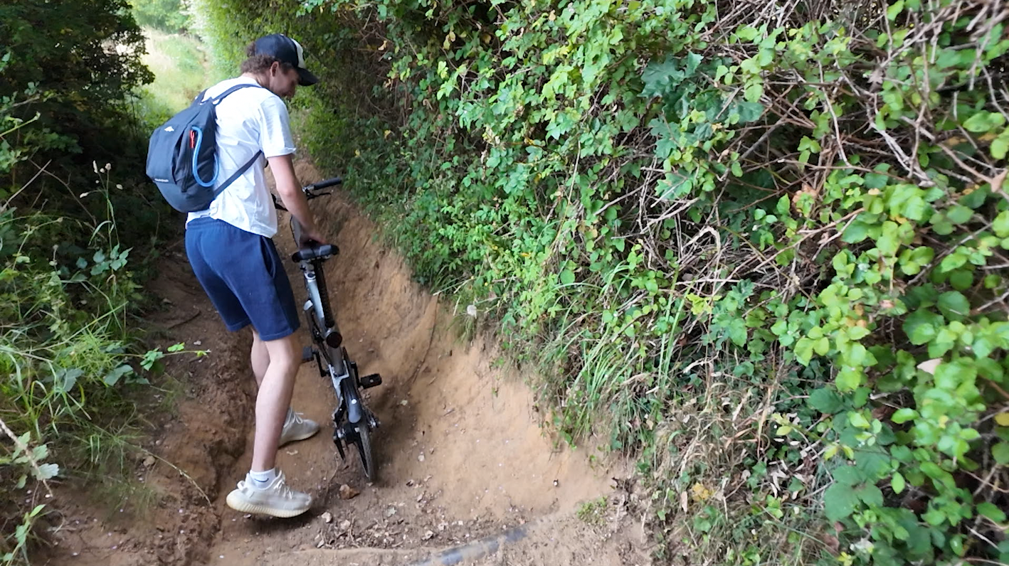 Bill getting a bit stuck early on
